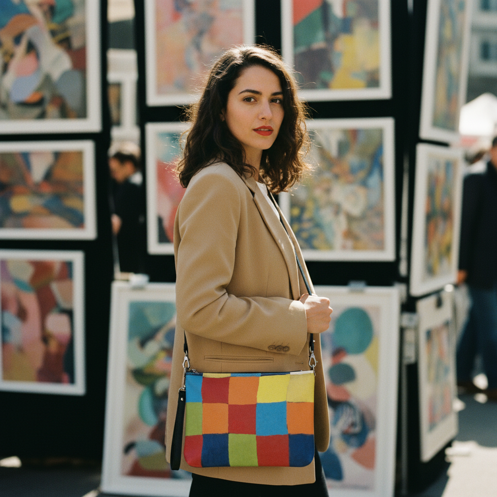 The Color Chart on Your Bag Was the Curriculum. Kandinsky Taught This at the Bauhaus.