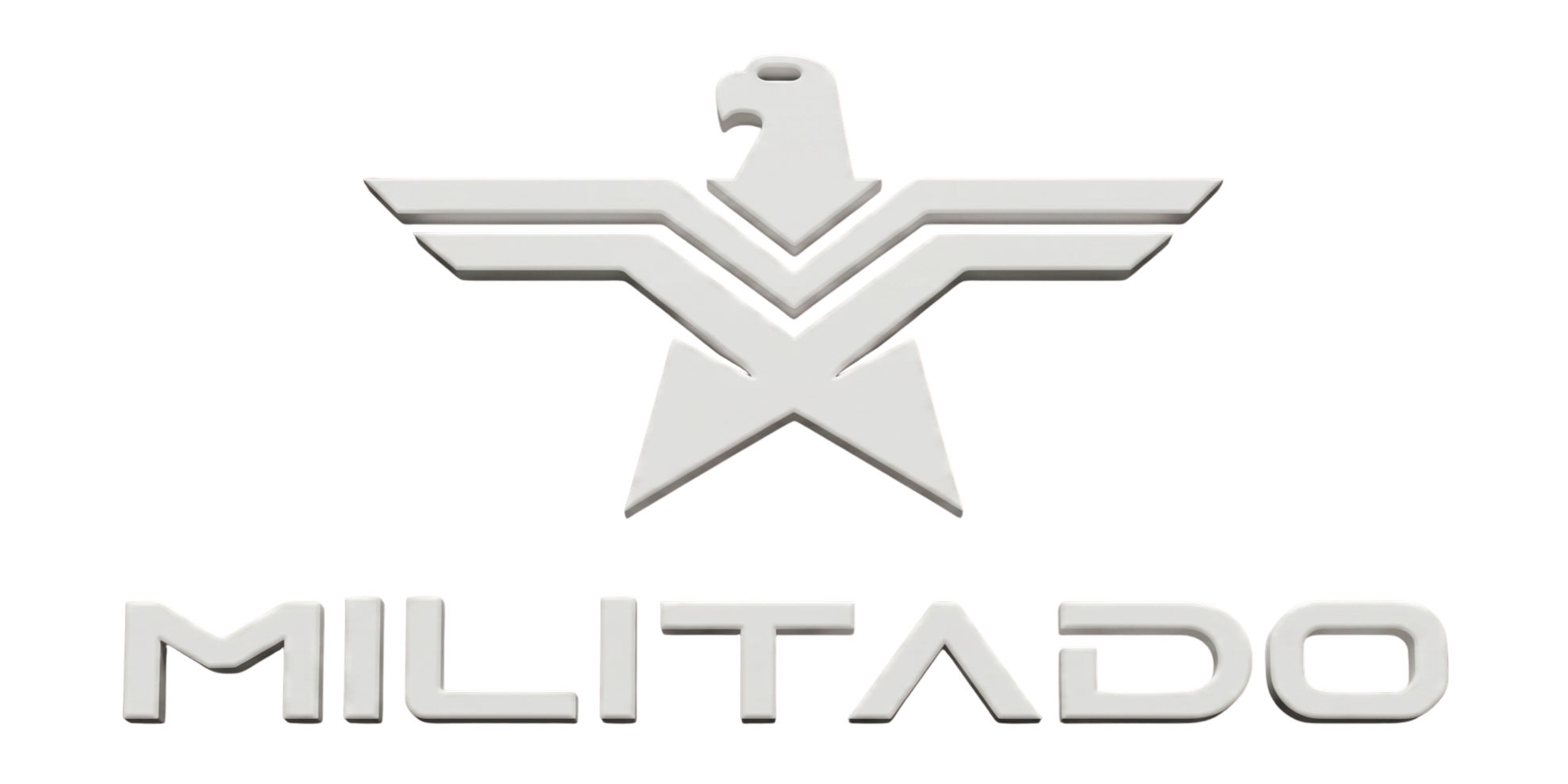 NorthChrono military-themed watch logo featuring an eagle and star, showcasing a modern and sleek design with the word "MILITADO," emphasizing strength and authority in its aesthetic.