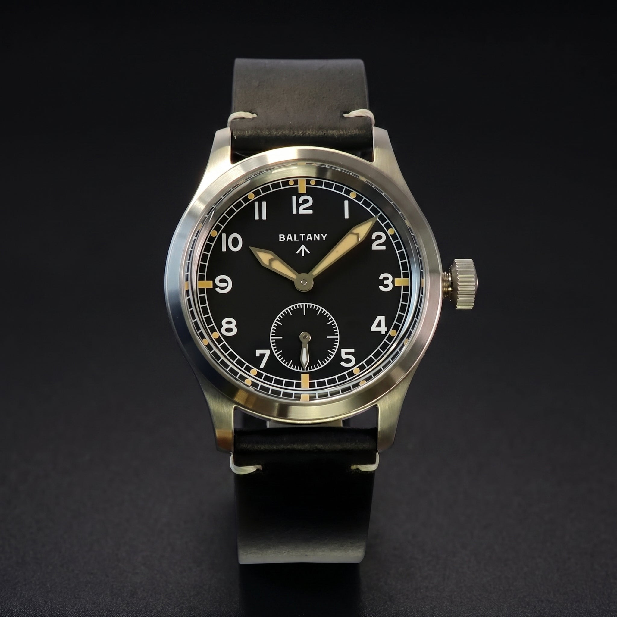 Baltany S2032 Military Field Watch — 39mm Quartz, 200m, Sapphire