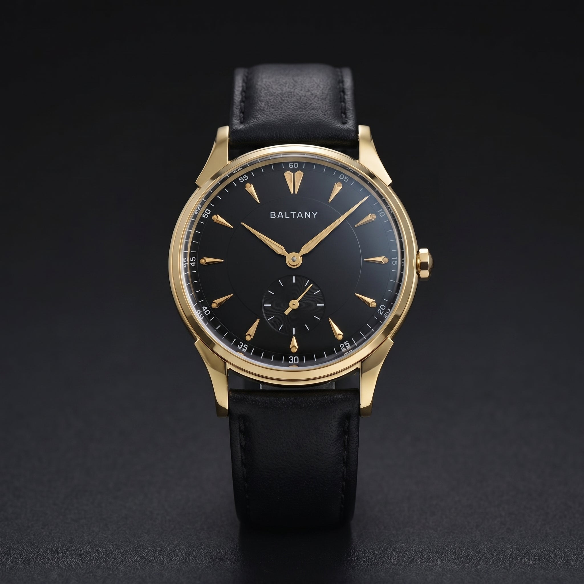 Baltany S4101 Retro Dress Watch — 38.5mm ST1701, Sapphire, Auto or Hand-Wind