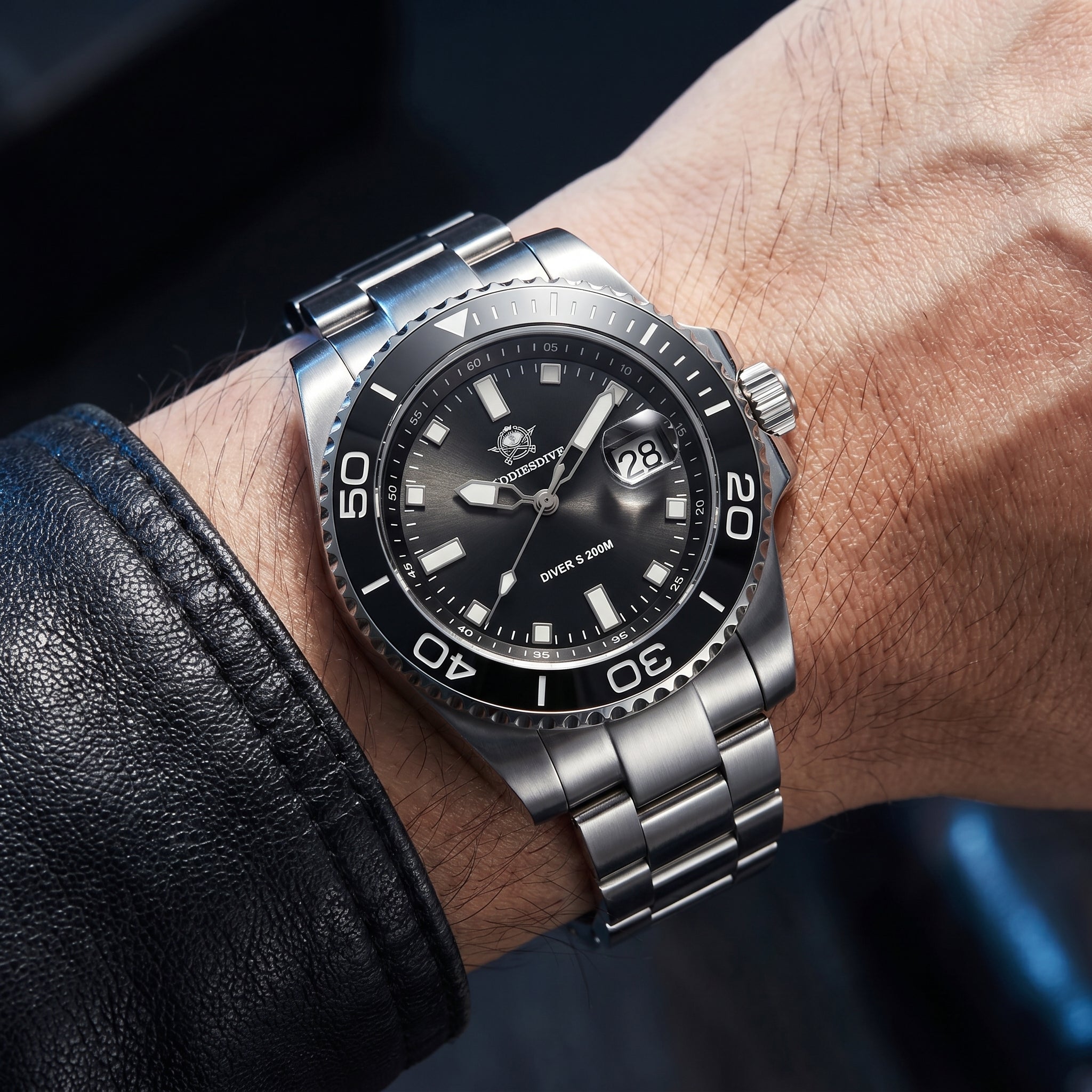 Addiesdive AD2089 Dive Watch — 41mm Quartz, 100m, Super Luminous