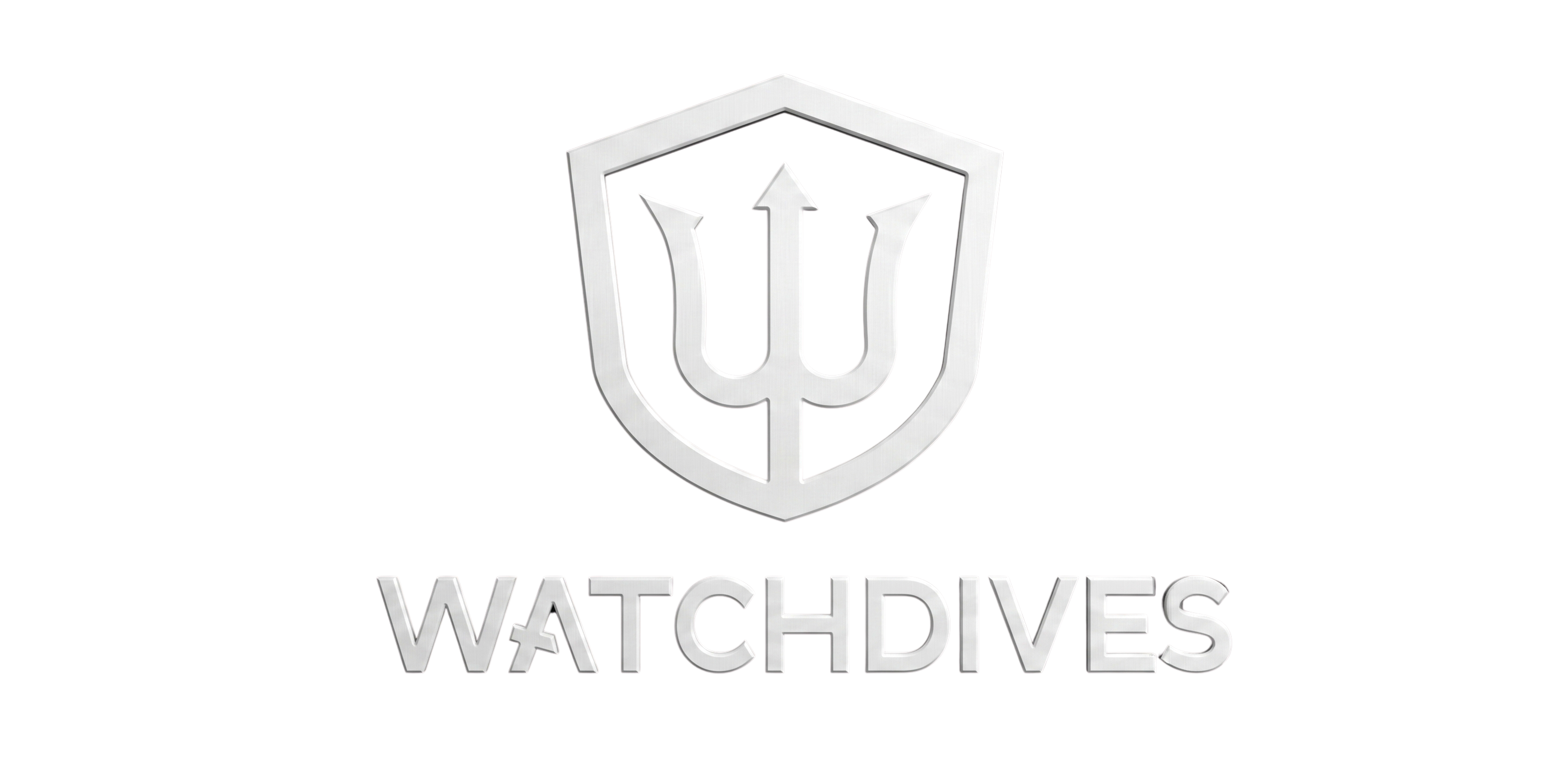 NorthChrono logo featuring a shield shape and a trident symbol, with the word "WATCHDIVES" displayed in a stylized font, representing a brand related to watches and underwater activities.